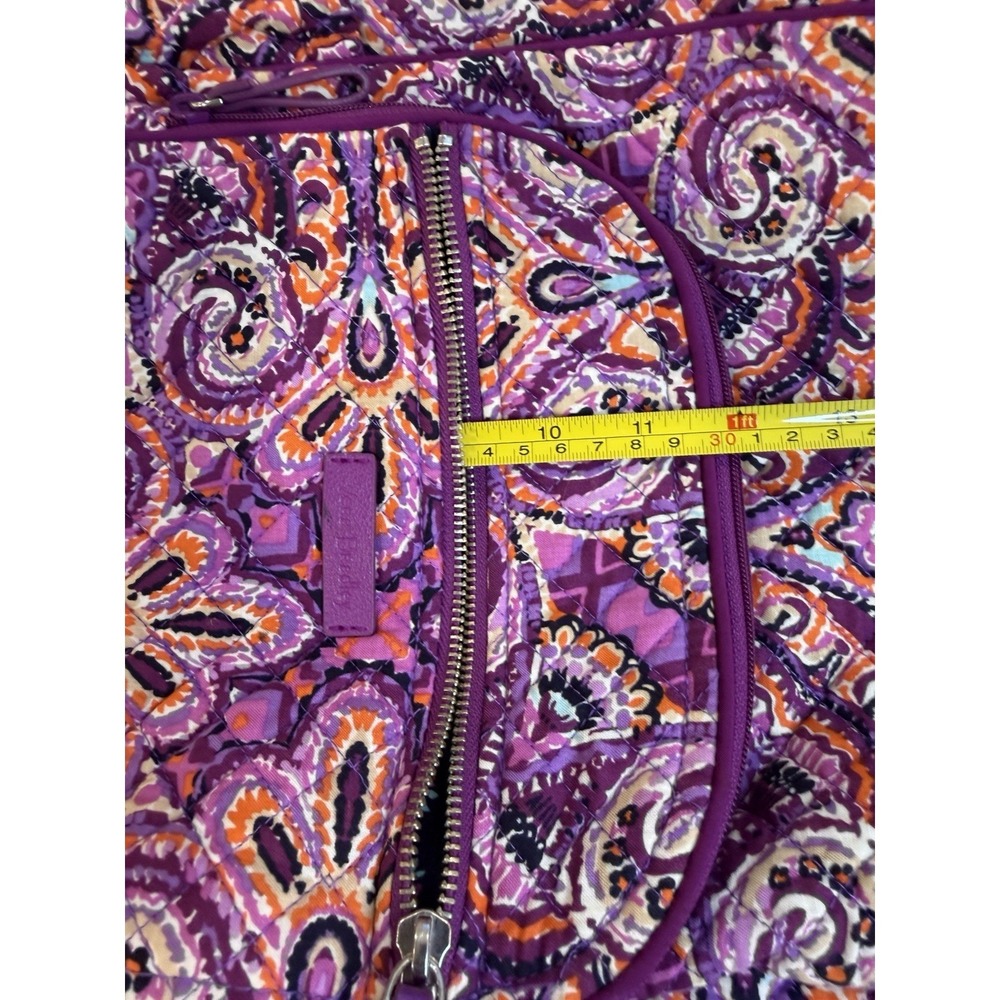 Vera Bradley Backpack Purple Paisley - Picture 8 of 8